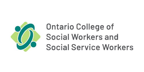 Ontario college of social workers and social service workers badge